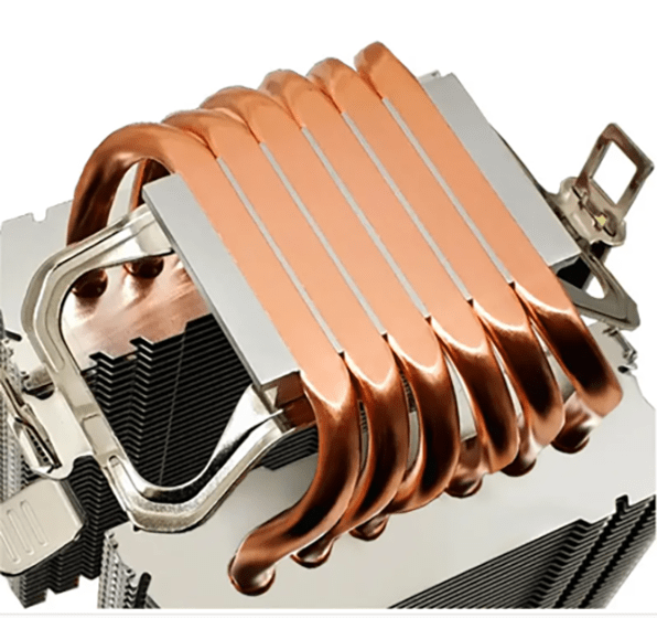 cylindrical heat pipes used in desktop CPU cooling